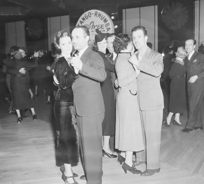 Framed Print : Couples Dancing at Roseland Framed Print : Couples Dancing at Roseland