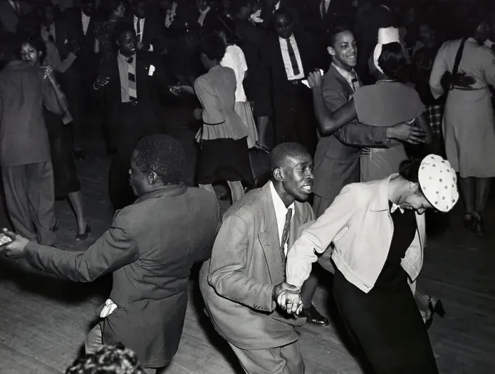 Framed Print : Couples Dancing at Savoy Jazz Club in Harlem