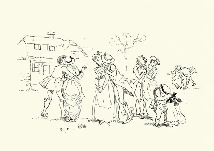 Framed Print : Couples kissing at the end of the traditional May day festival, Victorian 19th Century Framed Print : Couples kissing at the end of the traditional May day festival, Victorian 19th Century