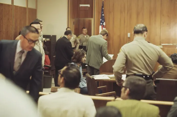 Framed Print : Court Hearing for Gary Hinman Murder