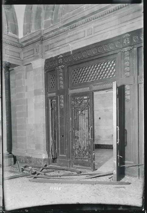 Framed Print : Court House After Explosion Framed Print : Court House After Explosion