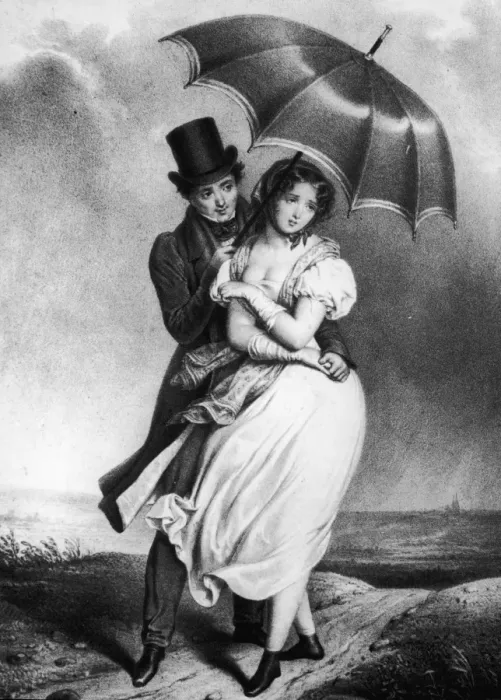 Framed Print : Courting Couple Framed Print : Courting Couple