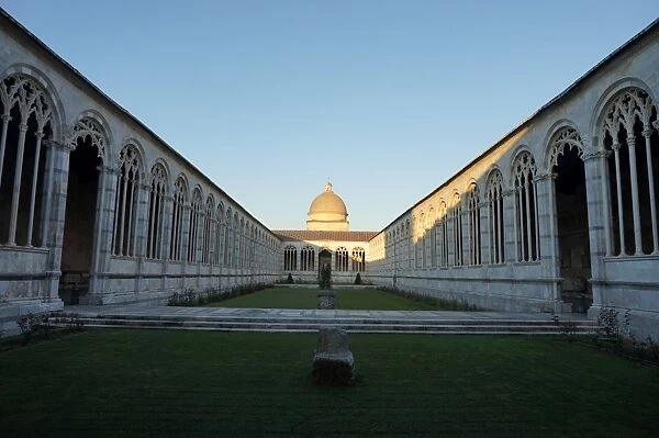 Courtyard of the Camposanto Monumentale, Pisa, Italy