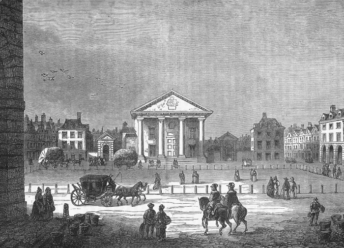 Framed Print : Covent Garden in 17th Century Framed Print : Covent Garden in 17th Century