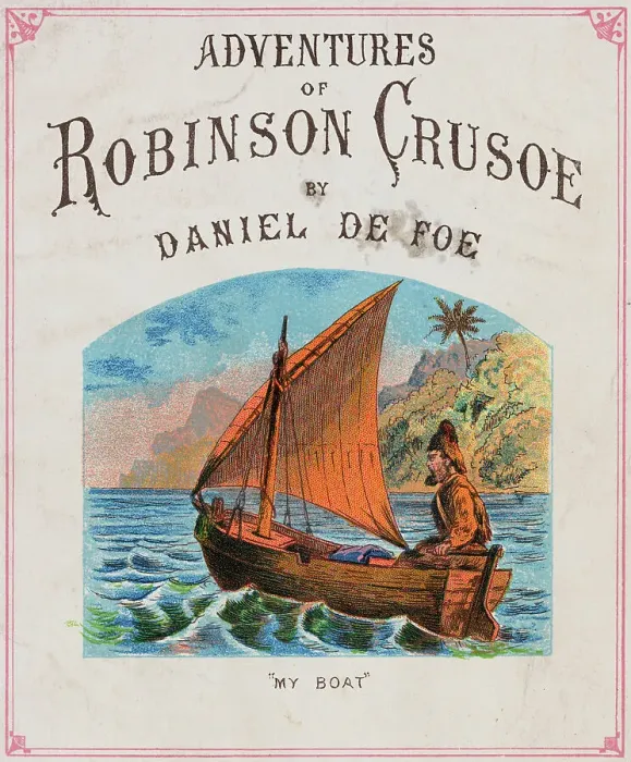 Framed Print : Cover for Adventures of Robinson Crusoe Framed Print : Cover for Adventures of Robinson Crusoe