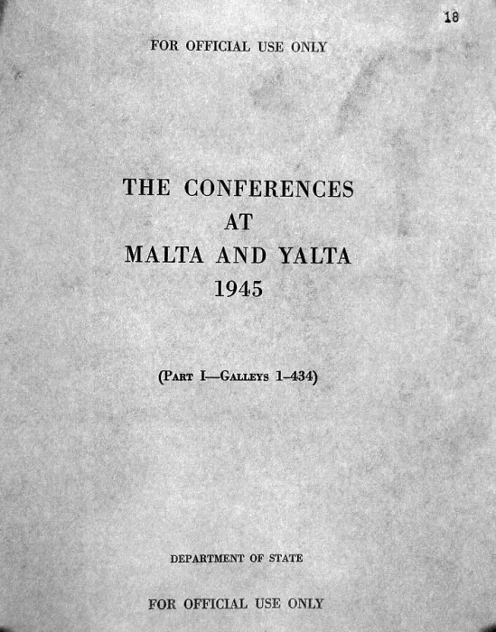 Framed Print : Cover of The Conferences at Malta and Yalta Framed Print : Cover of The Conferences at Malta and Yalta
