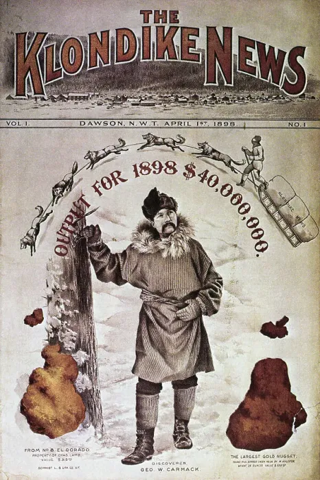 Framed Print : Cover Of The Klondike News Framed Print : Cover Of The Klondike News