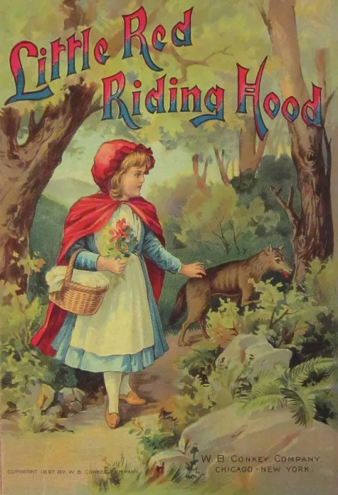 Framed Print : Cover Of Little Red Riding Hood Framed Print : Cover Of Little Red Riding Hood