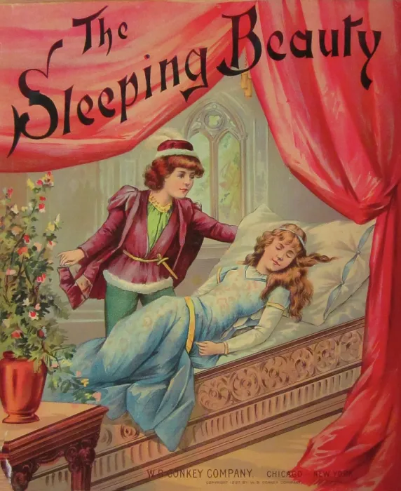 Framed Print : Cover Of The Sleeping Beauty