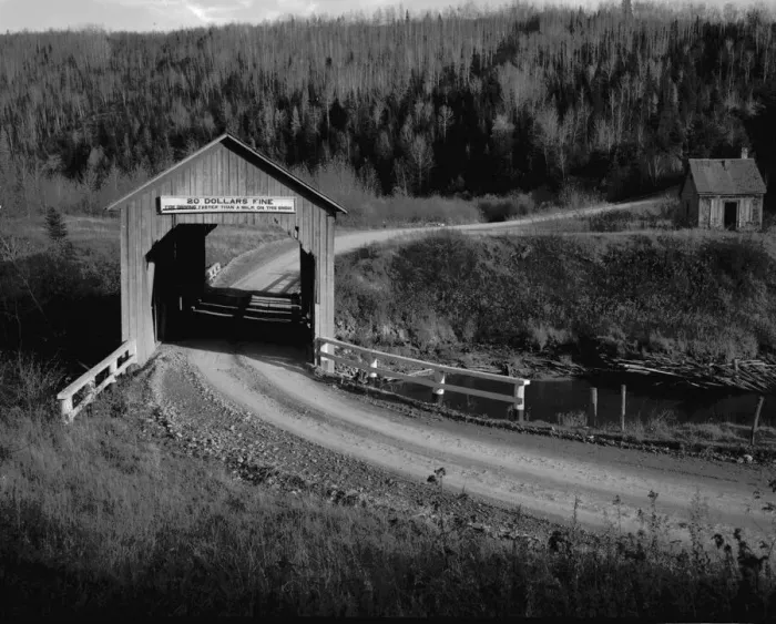 Framed Print : Covered Bridge Framed Print : Covered Bridge