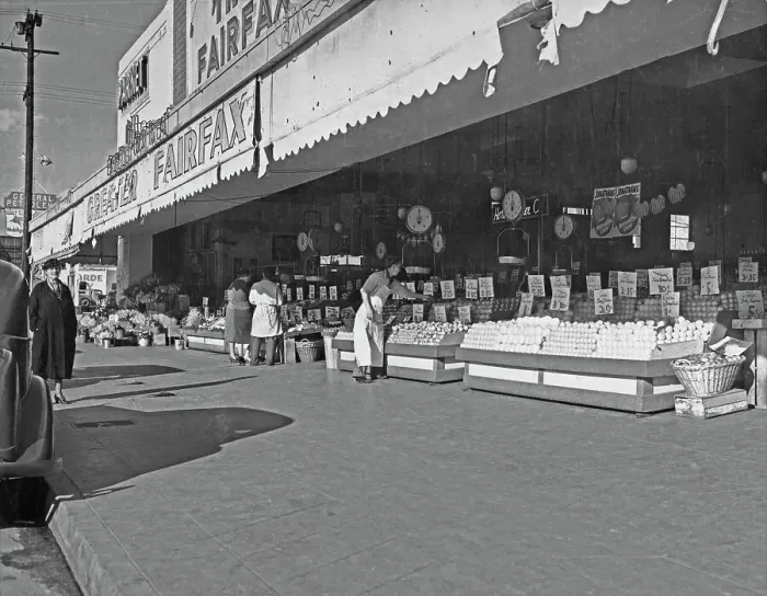 Framed Print : Covered Market At Fairfax & Rosewood Framed Print : Covered Market At Fairfax & Rosewood