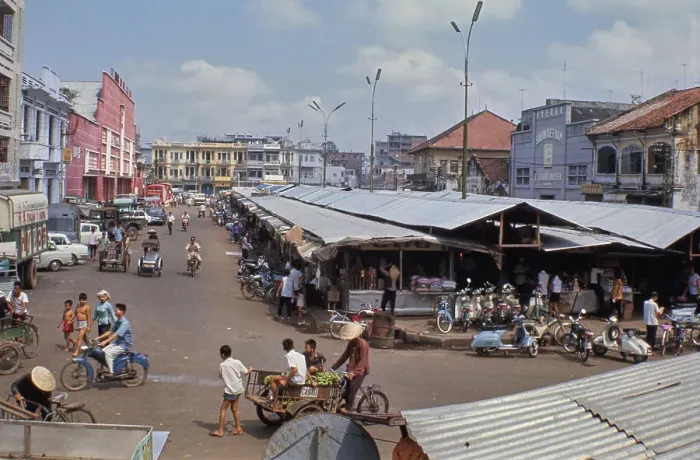 Framed Print : Covered Market, Vietnam War Framed Print : Covered Market, Vietnam War