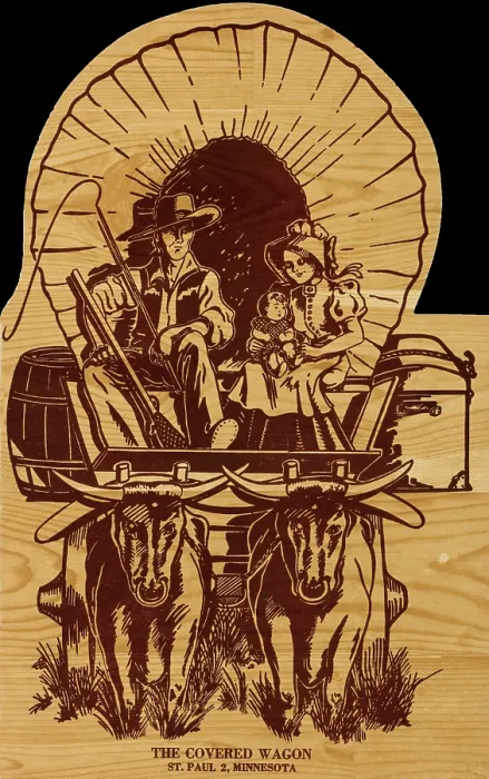 Framed Print : Covered Wagon, The Framed Print : Covered Wagon, The