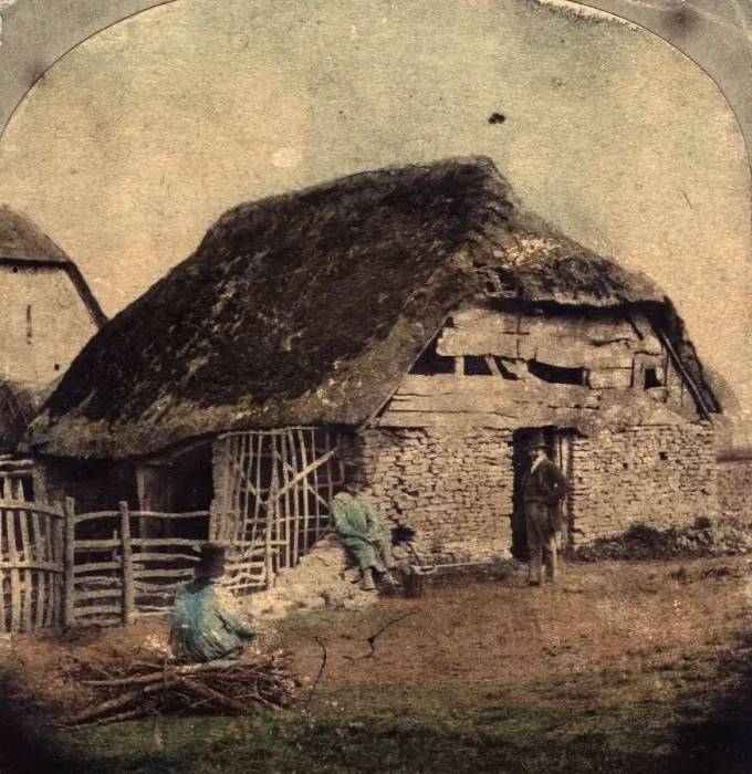 Framed Print : The Cow Byre Framed Print : The Cow Byre