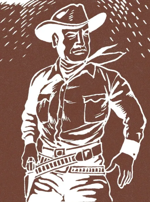 Framed Print : Cowboy. http: /  / csaimages.com / images / istockprofile / csa_vector_dsp.jpg
