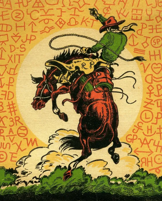 Framed Print : Cowboy on bucking bronco Framed Print : Cowboy on bucking bronco