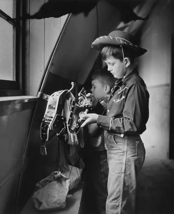 Framed Print : Cowboy Game Framed Print : Cowboy Game