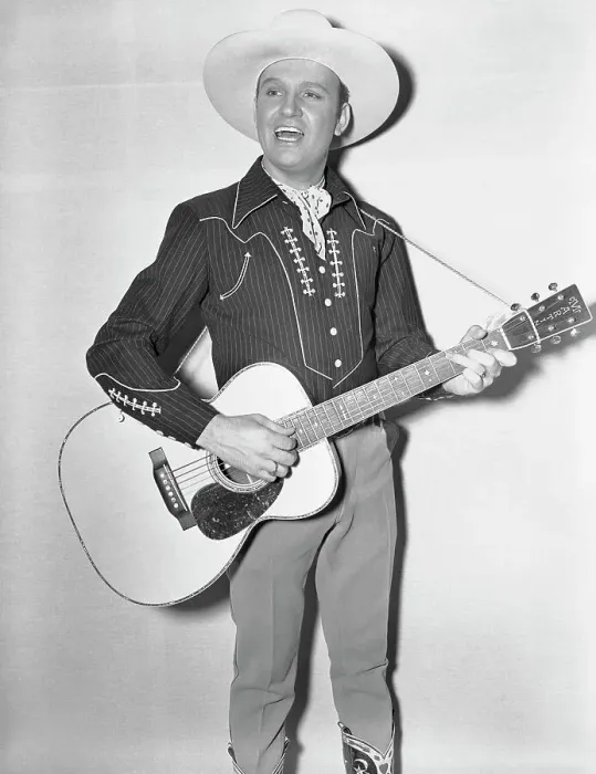 Framed Print : Cowboy Gene Autry Playing Guitar and Singing Framed Print : Cowboy Gene Autry Playing Guitar and Singing