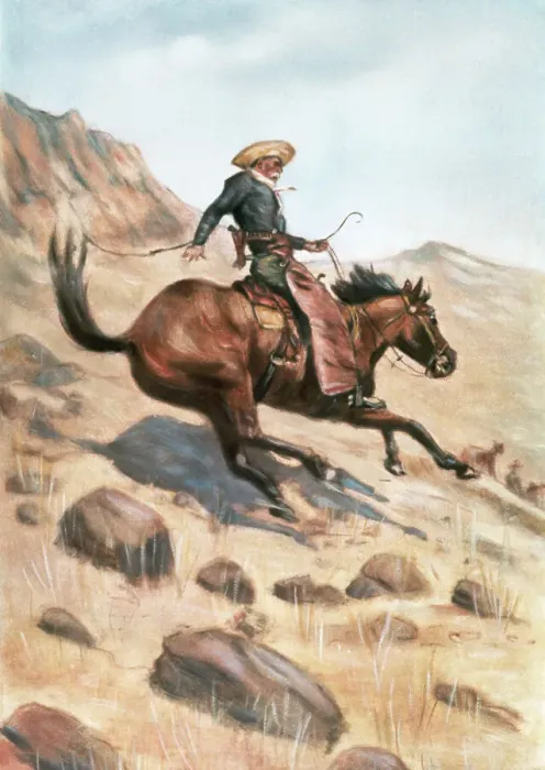 Framed Print : Cowboy on a Horse by Frederic Remington Framed Print : Cowboy on a Horse by Frederic Remington