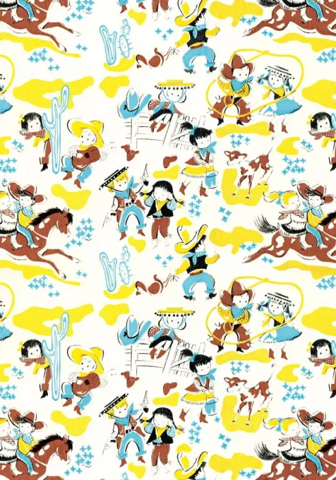 Framed Print : Cowboy pattern Framed Print : Cowboy pattern