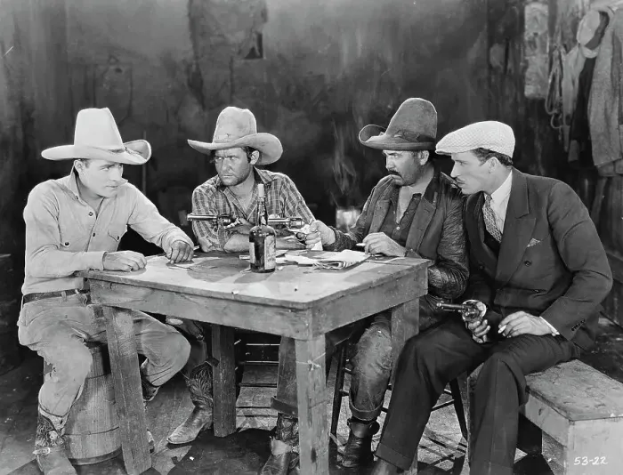 Framed Print : Cowboy Being Robbed