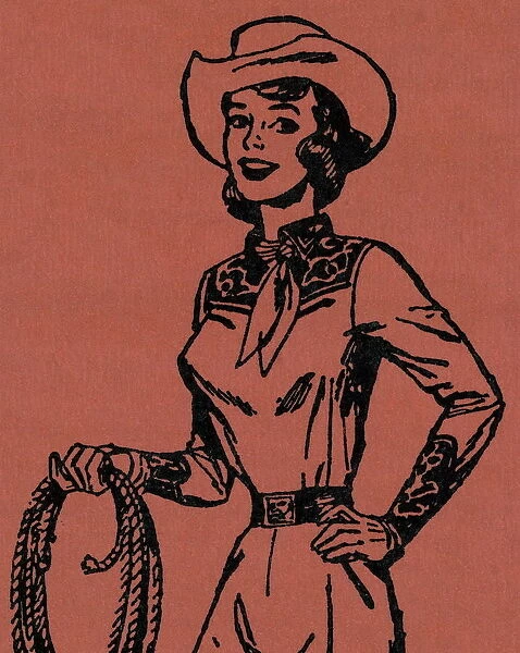 Cowgirl. http: /  / csaimages.com / images / istockprofile / csa_vector_dsp.jpg