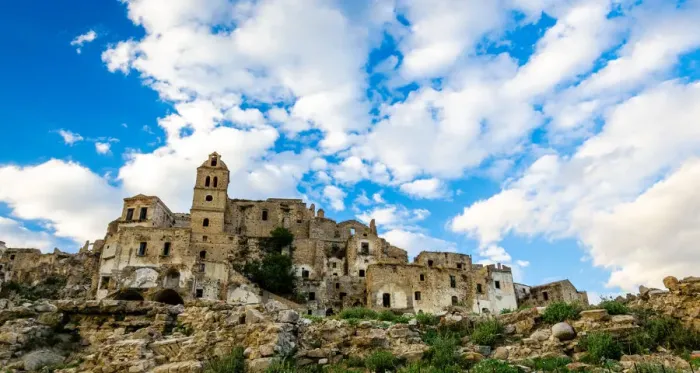 Framed Print : Craco - The ghost town Framed Print : Craco - The ghost town