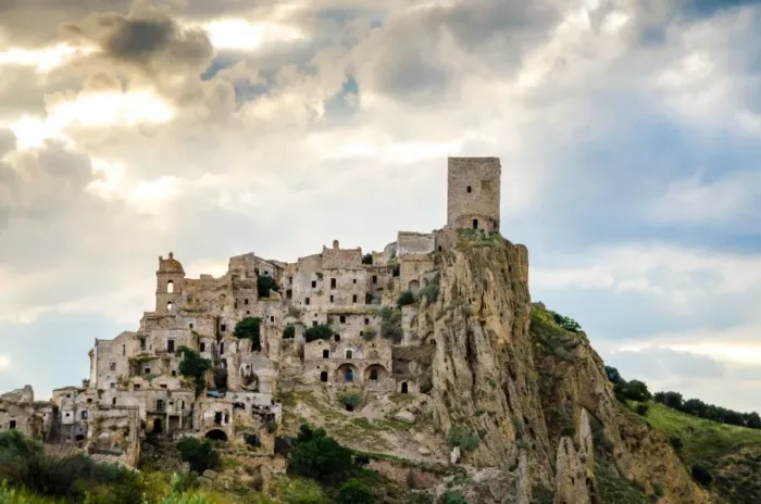 Framed Print : Craco - The ghost town Framed Print : Craco - The ghost town