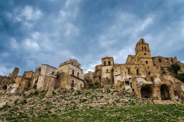 Framed Print : Craco - The ghost town