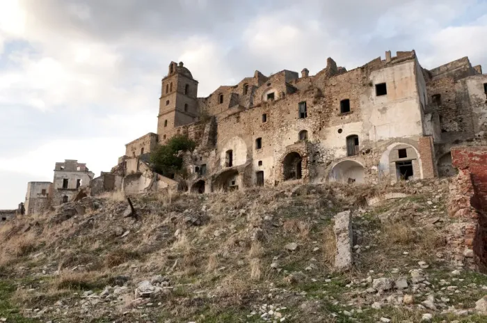 Framed Print : Craco, the ghost town Framed Print : Craco, the ghost town