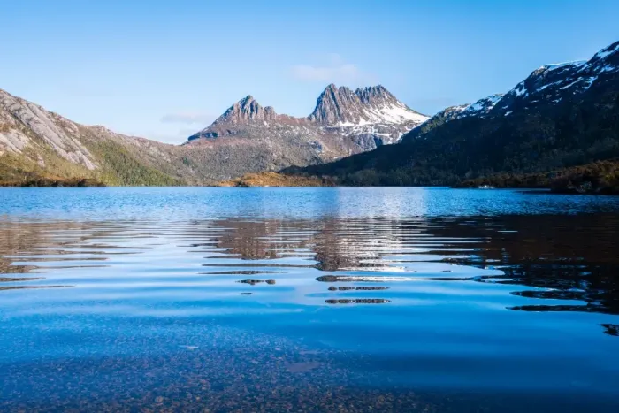 Framed Print : Cradle mountain with the Dove lake in Tasmania Framed Print : Cradle mountain with the Dove lake in Tasmania
