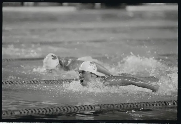 Framed Print : Craig Beardsley Swimming in Pool Framed Print : Craig Beardsley Swimming in Pool
