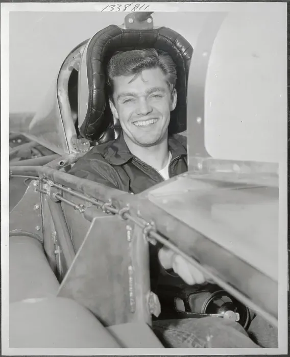 Framed Print : Craig Breedlove in Cockpit Framed Print : Craig Breedlove in Cockpit