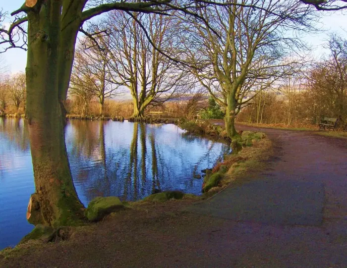 Framed Print : Craig Tarn, Ilkley Framed Print : Craig Tarn, Ilkley