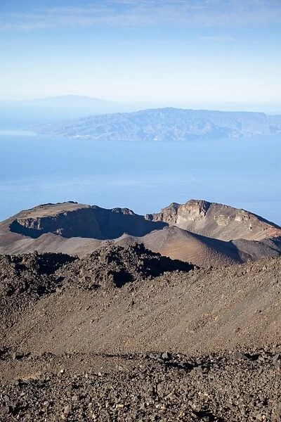 Crater of Pico Viejo volcano