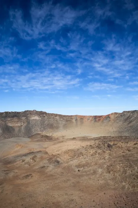 Framed Print : Crater of Pico Viejo volcano Framed Print : Crater of Pico Viejo volcano