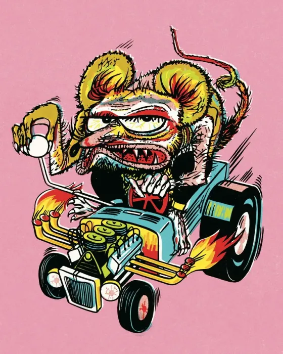 Framed Print : Crazy person driving Framed Print : Crazy person driving