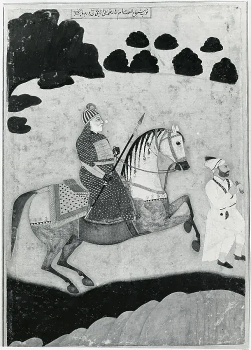 Framed Print : Creative Artistry of Ali Virdi Khan on Horseback Framed Print : Creative Artistry of Ali Virdi Khan on Horseback