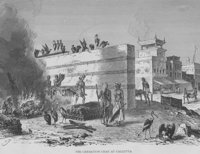 Framed Print : Cremation In Calcutta Framed Print : Cremation In Calcutta