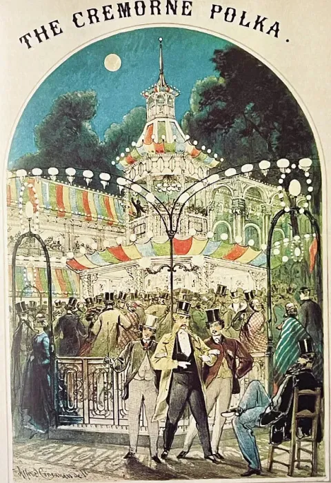Framed Print : The cremorne polka, poster for a dance hall Framed Print : The cremorne polka, poster for a dance hall