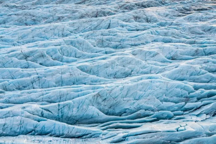 Framed Print : Crevasses and cauldrons in a glacier, Iceland Framed Print : Crevasses and cauldrons in a glacier, Iceland