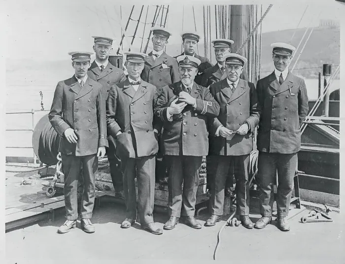 Framed Print : Crew Members of Discovery Framed Print : Crew Members of Discovery
