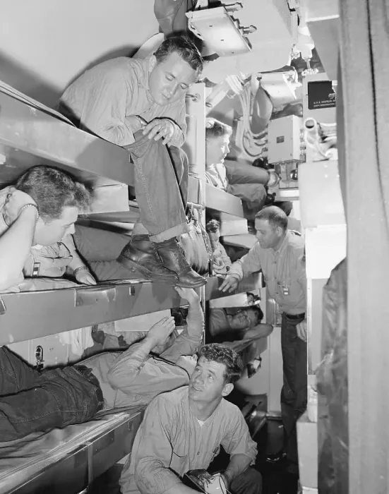 Framed Print : Crew Quarters on the USS Nautilus