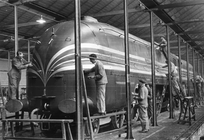 Framed Print : Crewe Paintshop