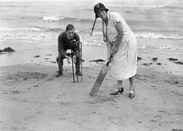 Cricket On Beach