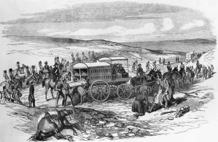 Framed Print : Crimea Ambulance