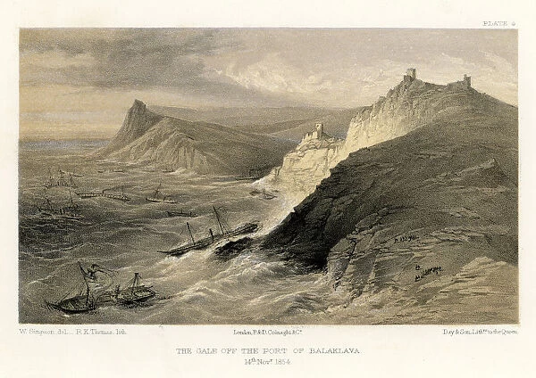 Crimean War - Gale off the Port of Balaklava