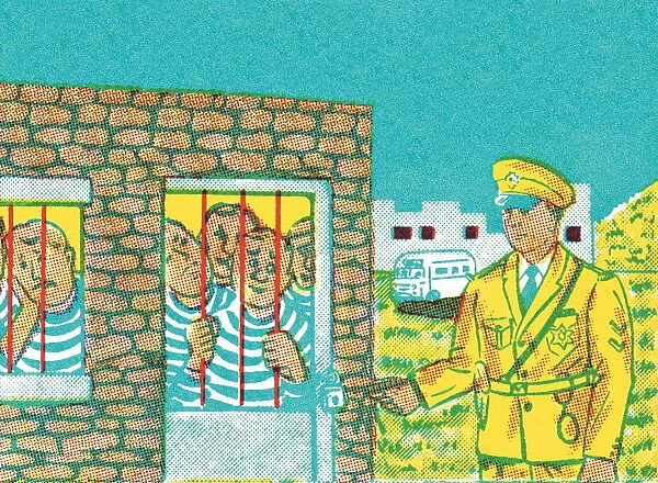 Criminals in jail