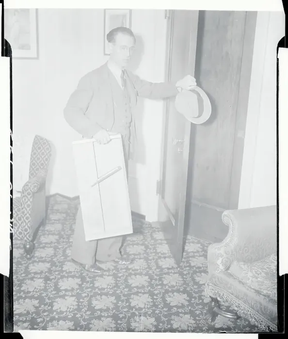 Framed Print : Criminologist Carrying evidence Framed Print : Criminologist Carrying evidence