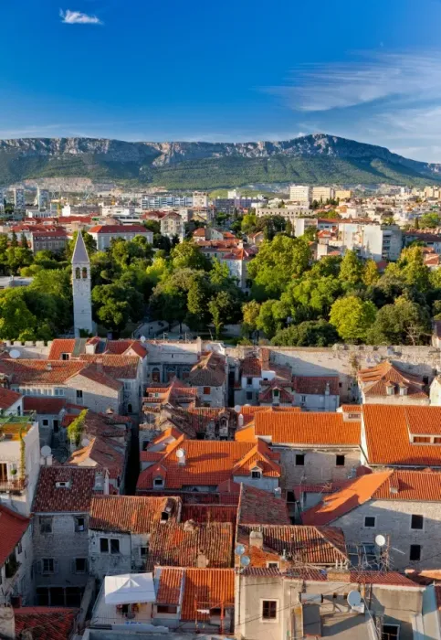 Framed Print : Croatia - Old vs New Framed Print : Croatia - Old vs New